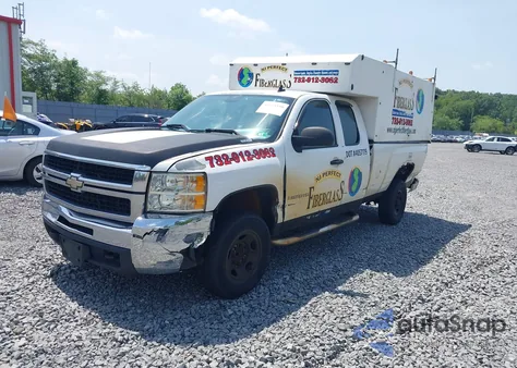 2009 Chevrolet Silverado 2500Hd Work Truck из США, поврежденный, VIN 1GCHC49K59E135299